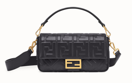 FENDI BAGUETTE Mini Shoulder Bag 8BS017 black