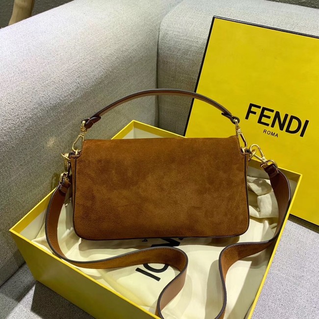 FENDI BAGUETTE Shoulder Bag 83013 brown