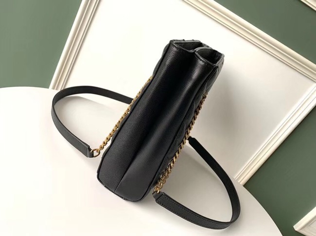 SAINT LAURENT leather shoulder bag 392742 black