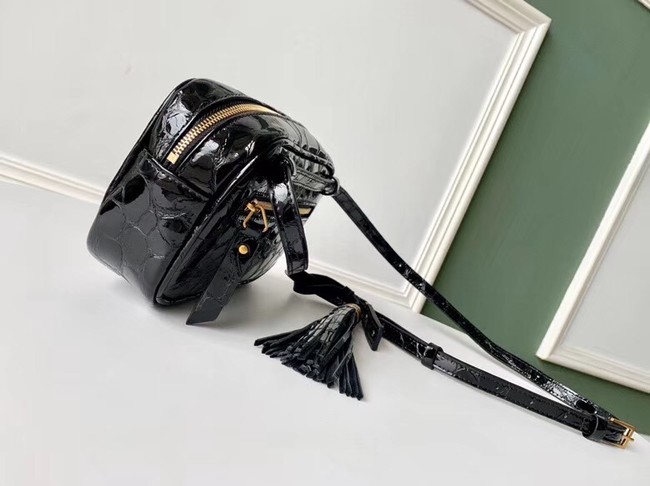 SAINT LAURENT leather shoulder bag 536650 black