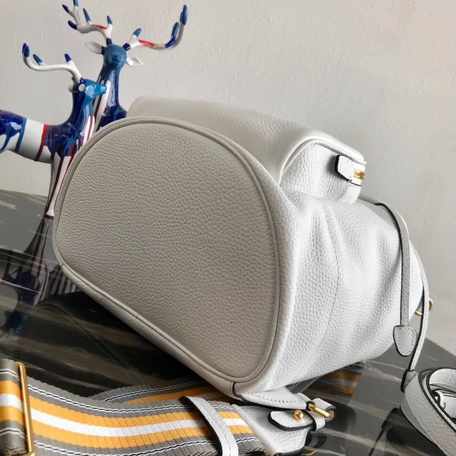 Prada Leather backpack 1BZ035 white