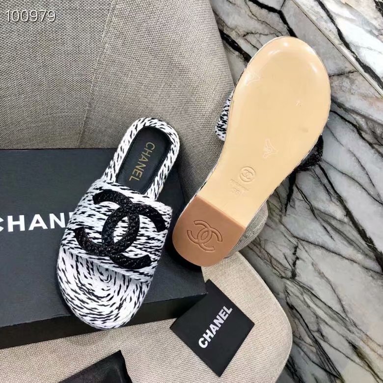 Chanel lady leather fashion Slipper CH2506XXC-3