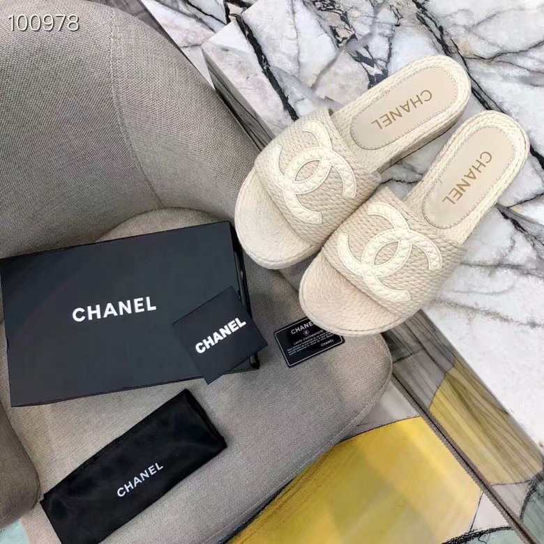 Chanel lady leather fashion Slipper CH2506XXC-4