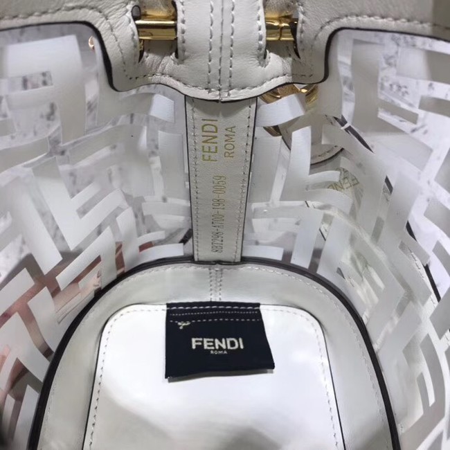 Fendi MON TRESOR PU Mini Handbag 8BS010 white