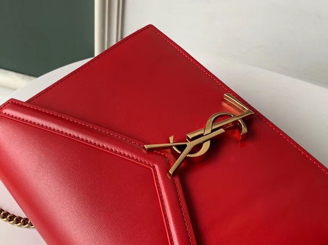 SAINT LAURENT Cassandra leather shoulder bag 532750 red