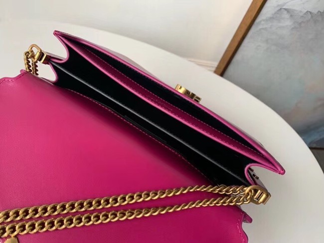 SAINT LAURENT Cassandra leather shoulder bag 532750 rose