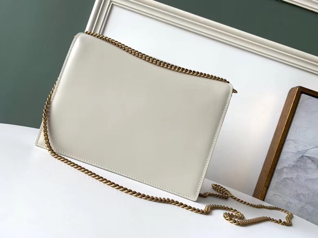 SAINT LAURENT Cassandra leather shoulder bag 532750 white