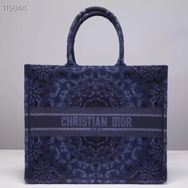 DIOR BOOK TOTE KALEIDIORSCOPIC BAG M1286ZRIO blue