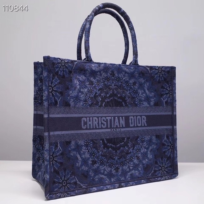 DIOR BOOK TOTE KALEIDIORSCOPIC BAG M1286ZRIO blue