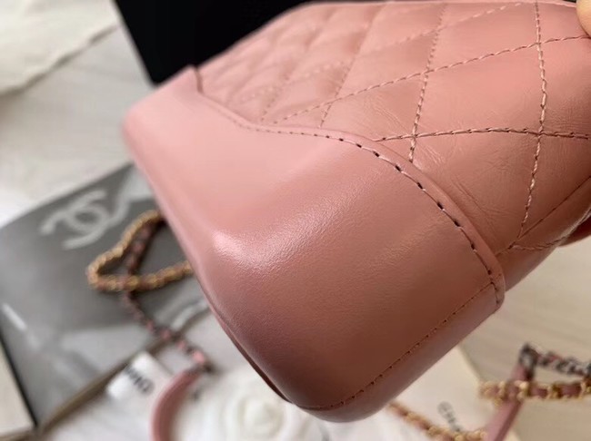 Chanel mini Shoulder Bag Leather B93825 pink