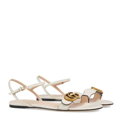 Gucci Leather Double G sandal GG1533BL-2