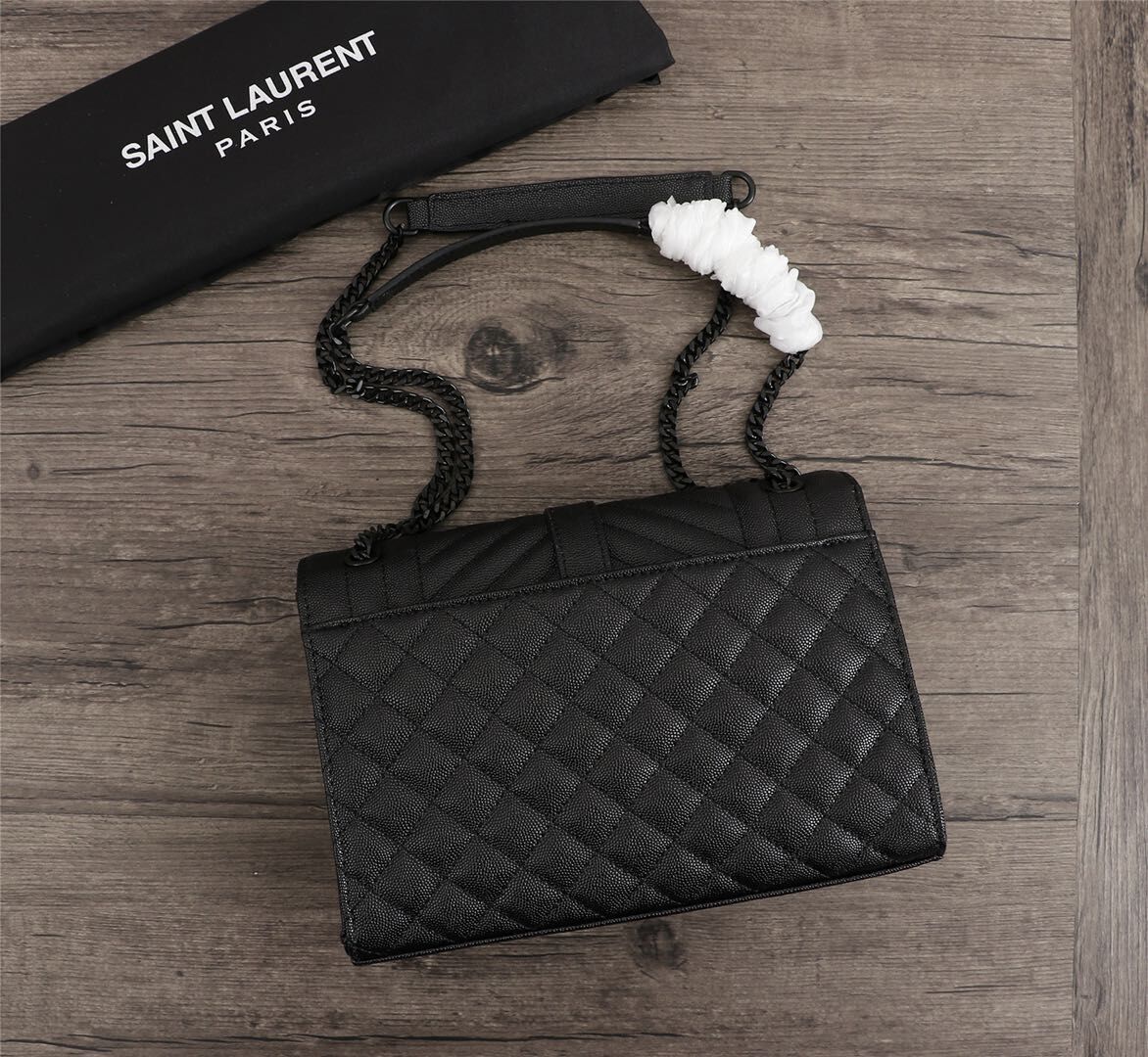 SAINT LAURENT Medium satchel 487206 black