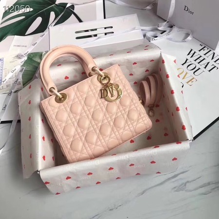 LADY DIOR LAMBSKIN BAG CAL44550 pink