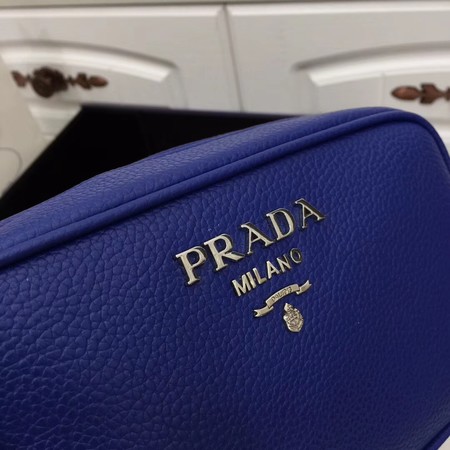 Prada Calf leather shoulder bag 1841 blue