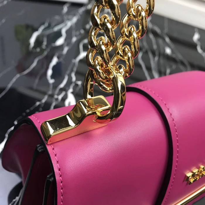 Prada Sidonie leather shoulder bag 1BD184 Rose