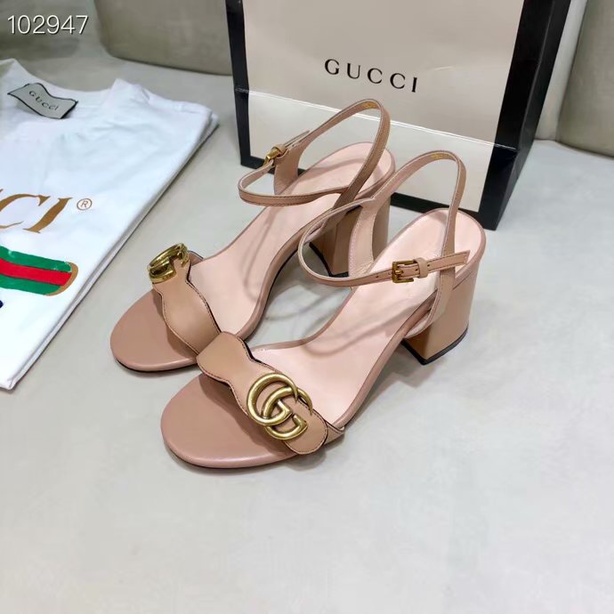 Gucci 7CM High Heels Shoes GG1557BL-6