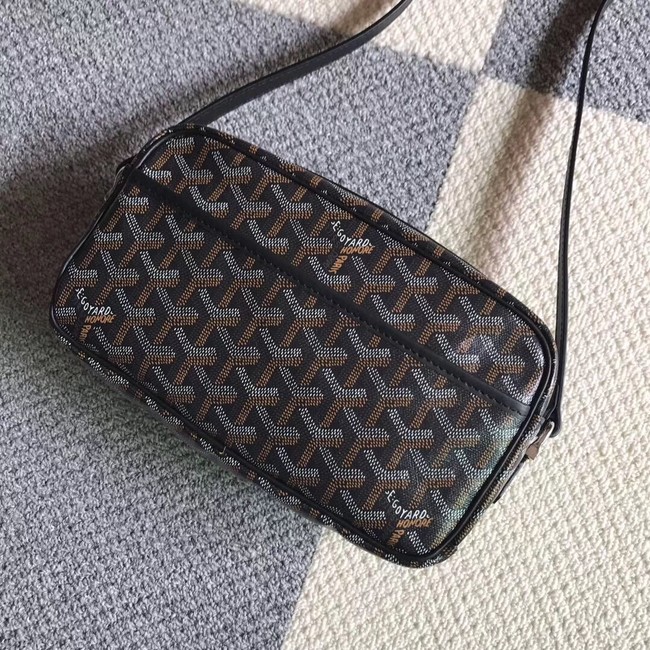 Goyard Calfskin Leather Shoulder Bag 6788 Black