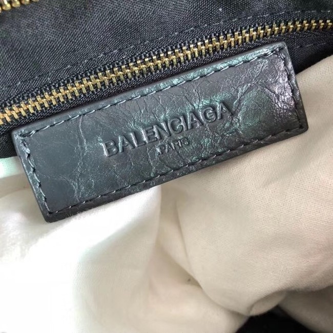 Balenciaga The City Handbag Calf leather 382569 grey