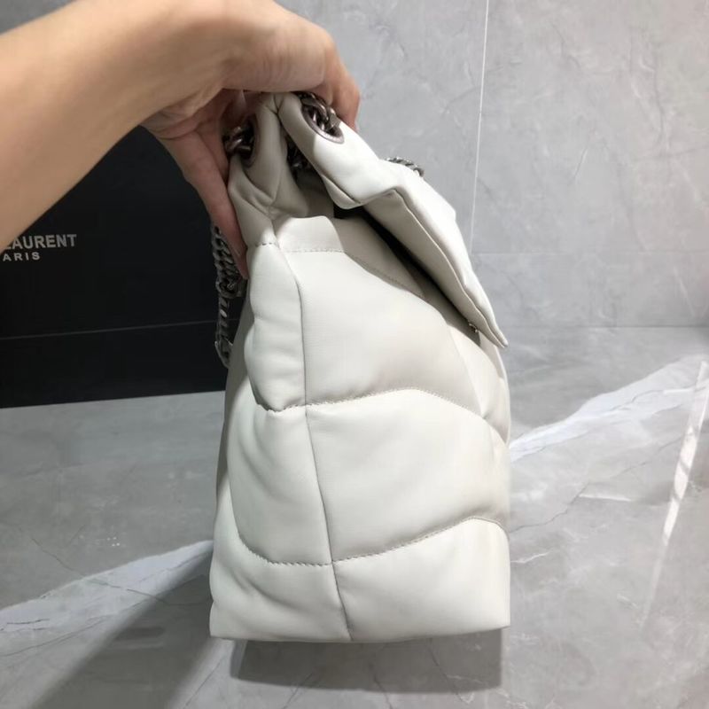 Yves Saint Laurent Shoulder Bag Original Leather Y577475 White