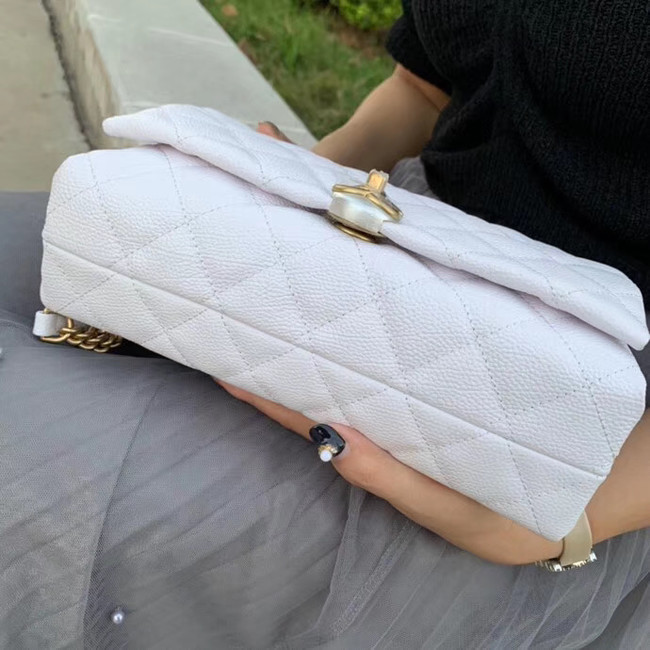 Chanel flap bag AS1170 white