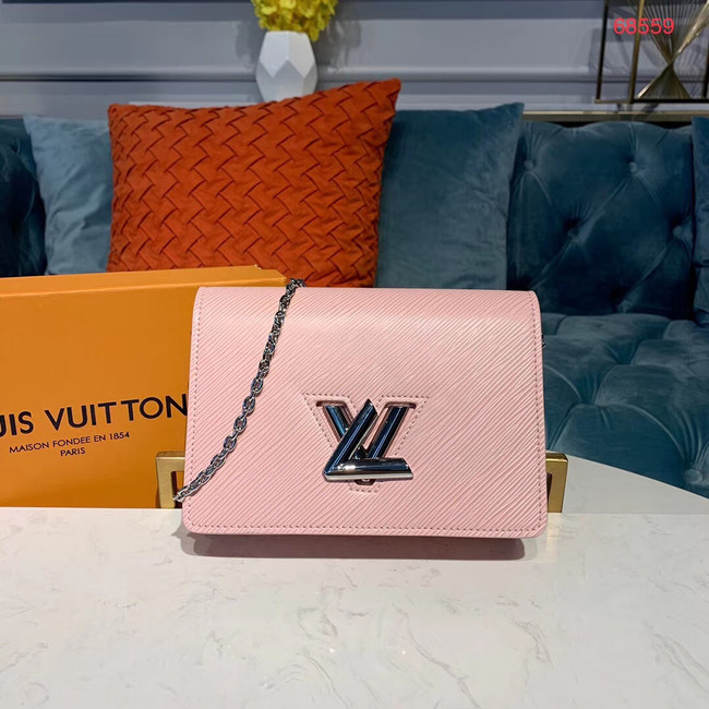 Louis Vuitton TWIST BELT CHAIN WALLET M68559 pink