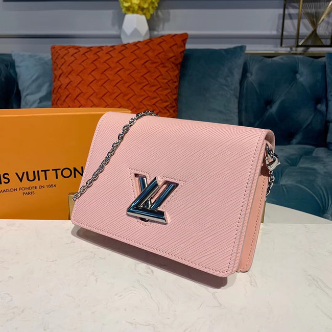 Louis Vuitton TWIST BELT CHAIN WALLET M68559 pink