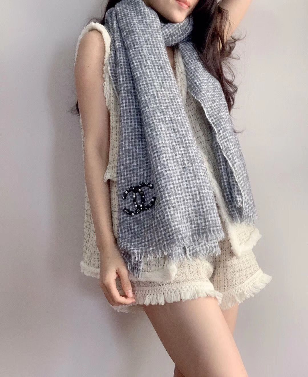 Chanel Cashmere Scarf CH11088