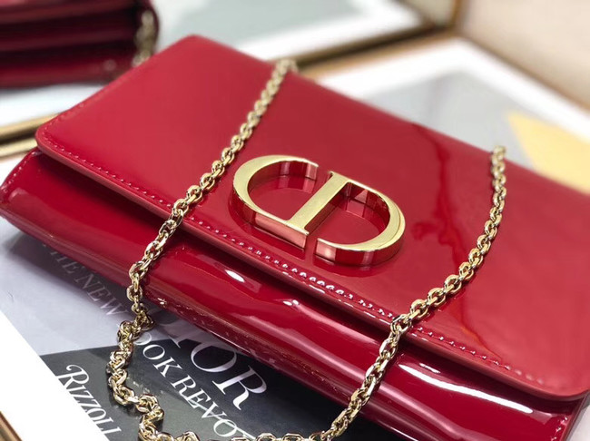 Dior leather Clutch bag M9205 red