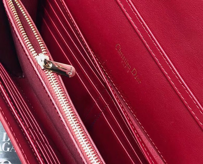 Dior leather Clutch bag M9205 red