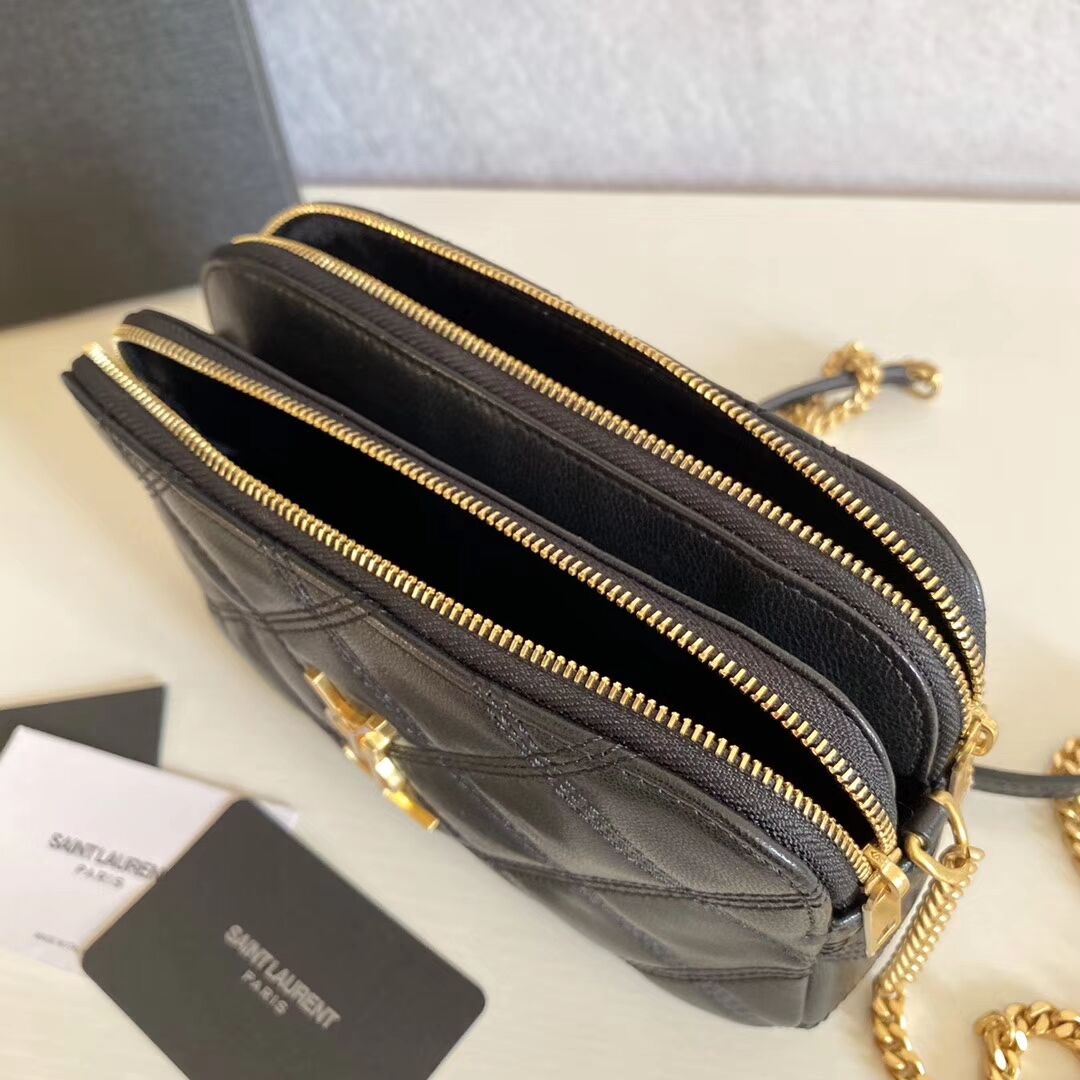 SAINT LAURENT Original Leather Shoulder Bag Y565041 black