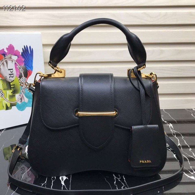 Prada Embleme Saffiano leather bag 1BN005 black