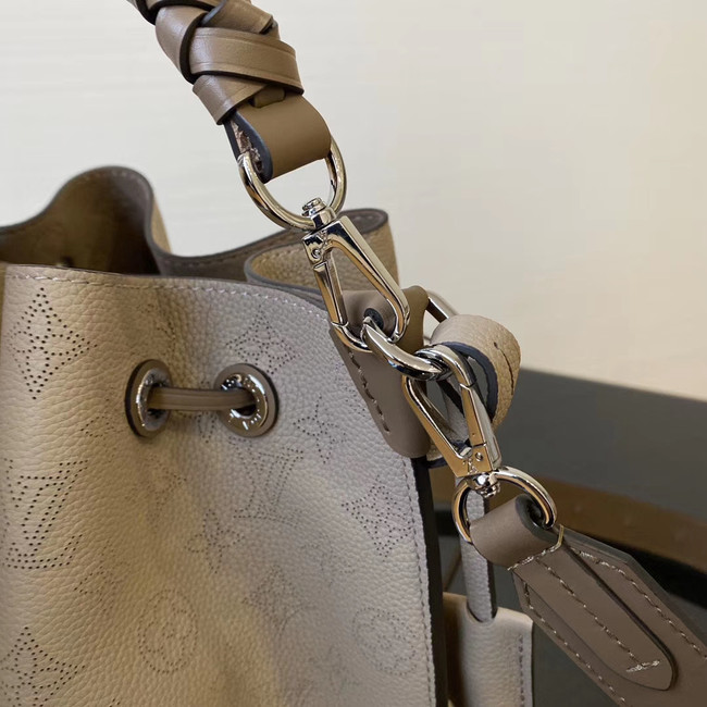 Louis Vuitton original Mahina Leather MURIA M55800 grey