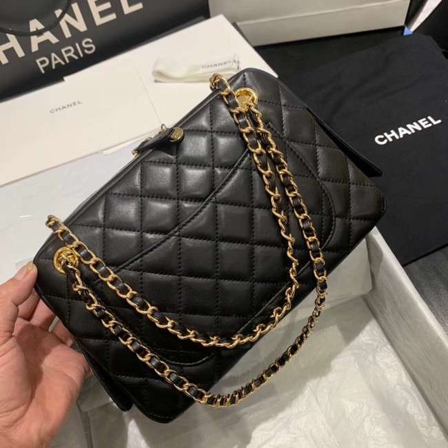 CHANEL 2020 New Style Original Leather AS1168 black