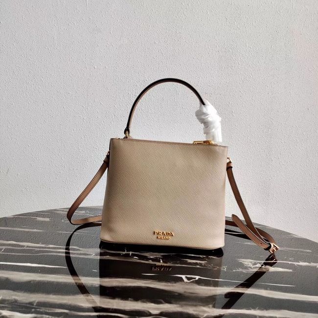 Prada Calf skin tote 1BN012 apricot