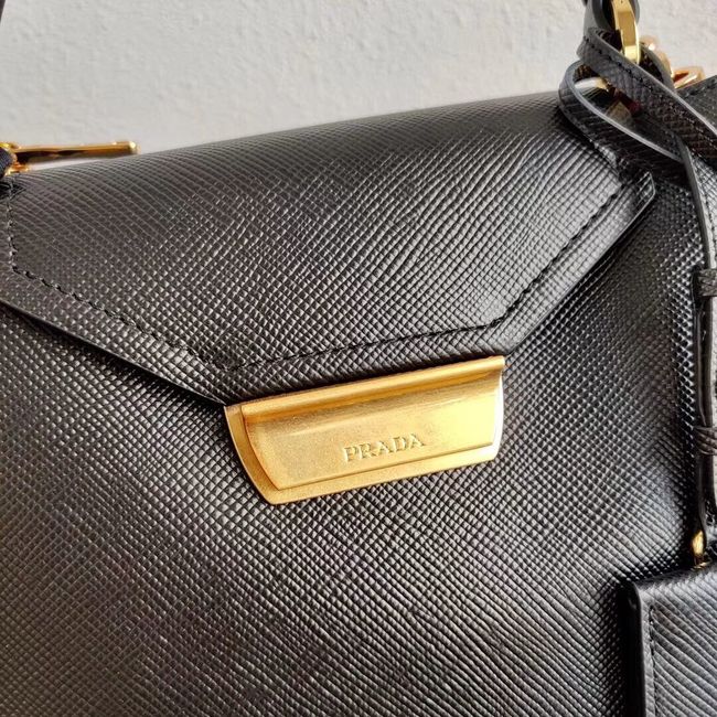 Prada Calf skin tote 1BN012 black