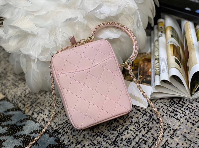 Chanel Original Small Sheepskin camera bag AS1753 pink