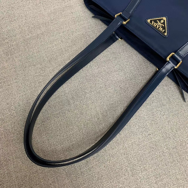 Prada Re-Edition 2000 nylon tote bag 91743 dark blue