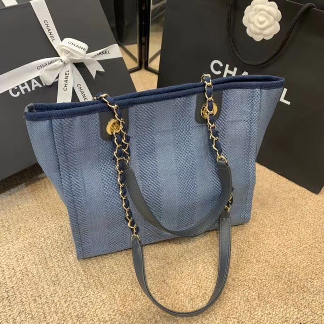 Chanel Shoulder Bag A66942 blue