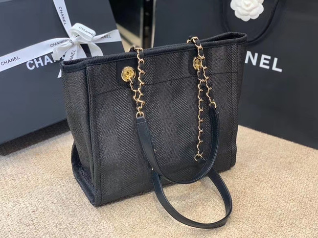 Chanel Shoulder Bag A66942 dark blue