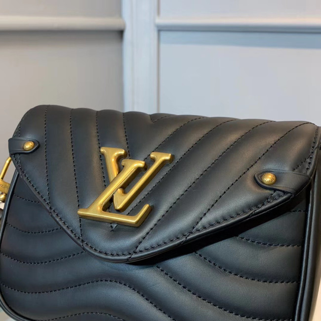 LOUIS VUITTON NEW WAVE Shoulder Bag M56466 black