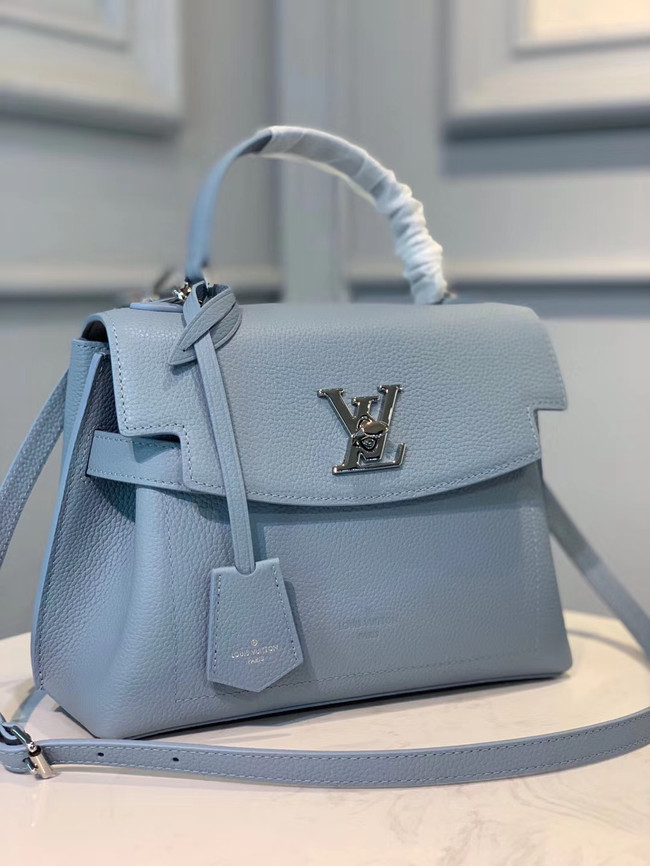 Louis vuitton original LOCKME EVER BB M53937 light blue