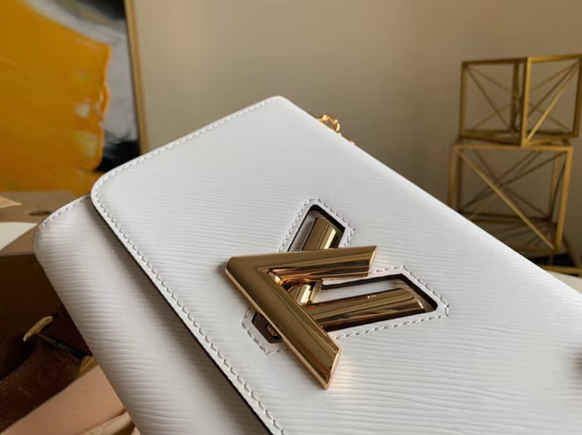 Louis vuitton original epi leather TWIST M50280 white