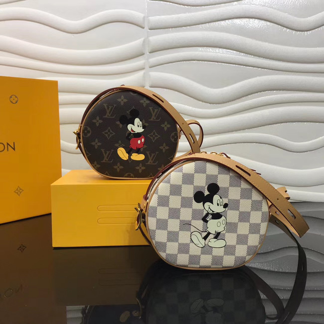 Louis Vuitton Original Monogram Canvas BOITE CHAPEAU SOUPLE Disney x Mickey Mouse N40333