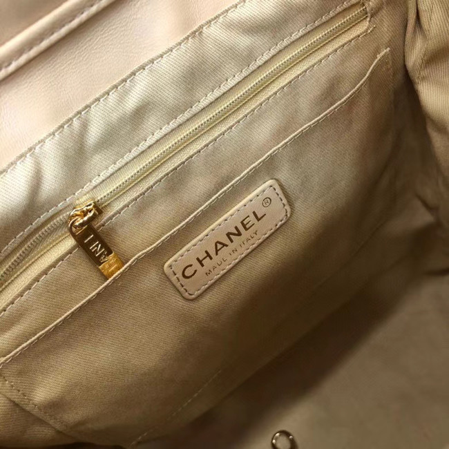 Chanel Backpack Sheepskin Original Leather 83431 Beige