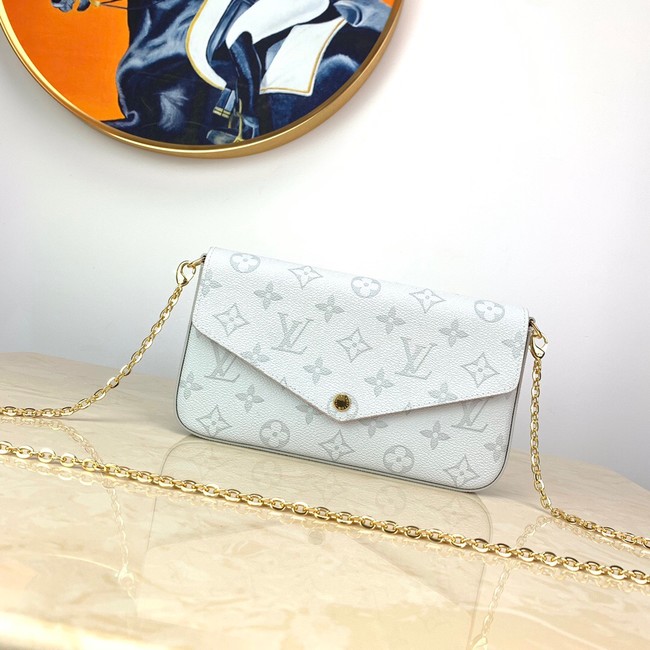 Louis vuitton original Chain bag M61276 white