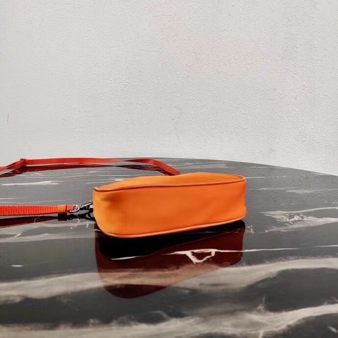 Prada Re-Edition nylon mini shoulder bag 1TT122 orange