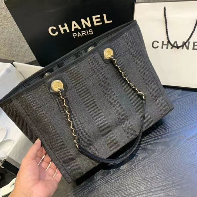 Chanel Large Shoulder Bag A67001 black