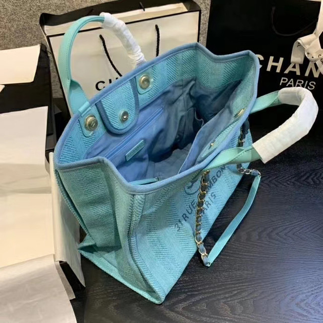 Chanel Shopping bag A66941 sky blue