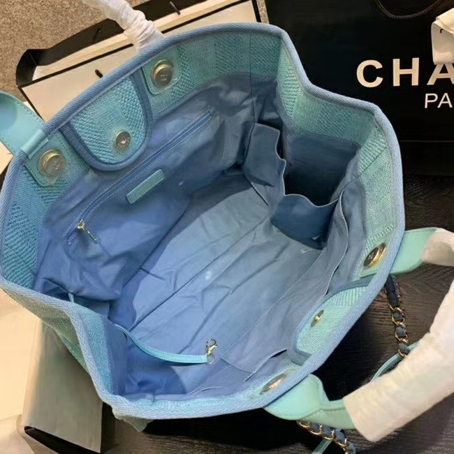 Chanel Shopping bag A66941 sky blue