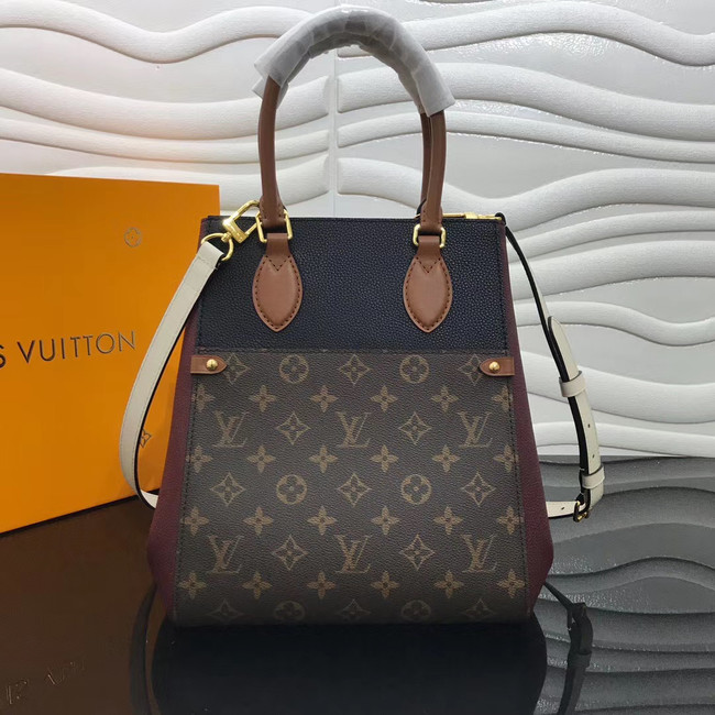 Louis Vuitton Original FOLD TOTE medium M45409 black&brown&white